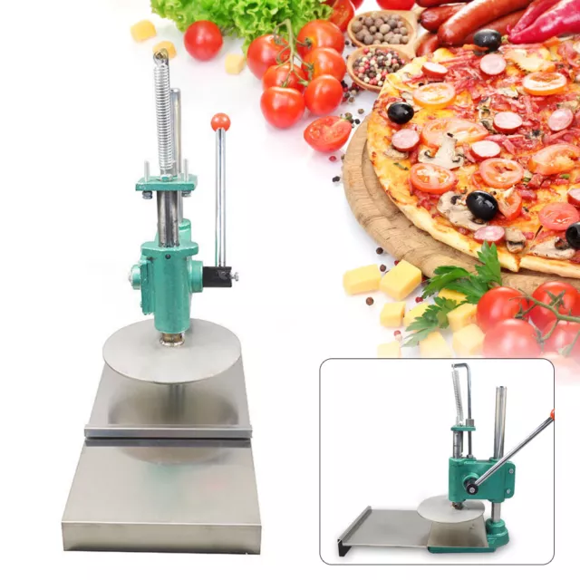 9.5" Household Manual Pastry Press Pizza Dough Maker Stainless Steel Press