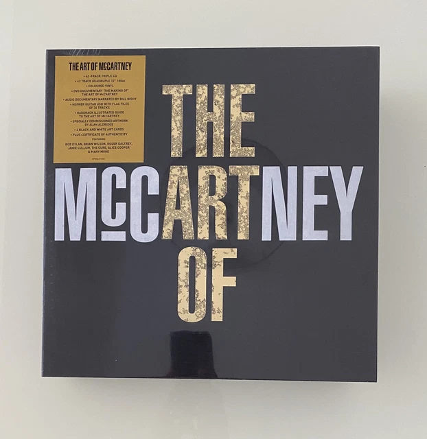 THE ART OF MCCARTNEY DELUXE BOX SET INC 4 x VINYL LP 4 CDs DVD USB 