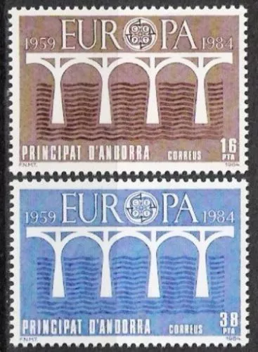 Andorra span. Nr.175/76 ** Europa Cept 1984, postfrisch