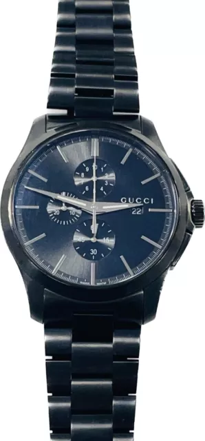 Gucci G-Timeless Chronograph 126.2 Swiss Made Quartz Mens Watch Excellent++ A392 3