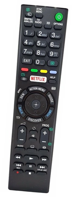 BELIFE® Ersatzfernbedienung Für Sony TV KD-32W800, KD-32W820, KD-32W830 – Sofort Einsatzbereit, Kein Mikrofon
