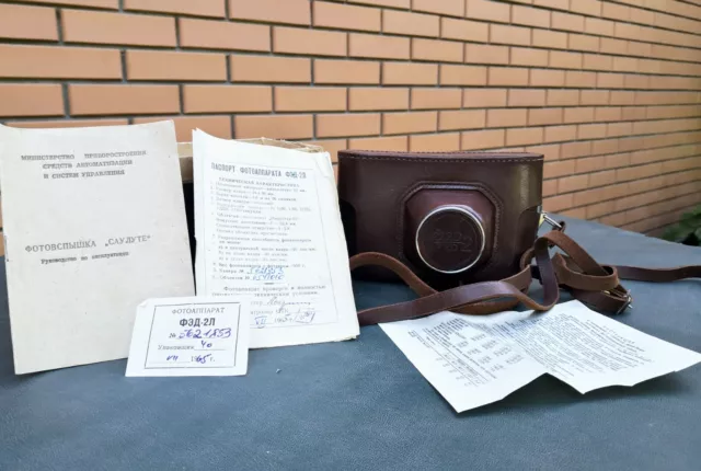NEW USSR FED-2 film camera with Industar-61 lens M39 mount with box and passport