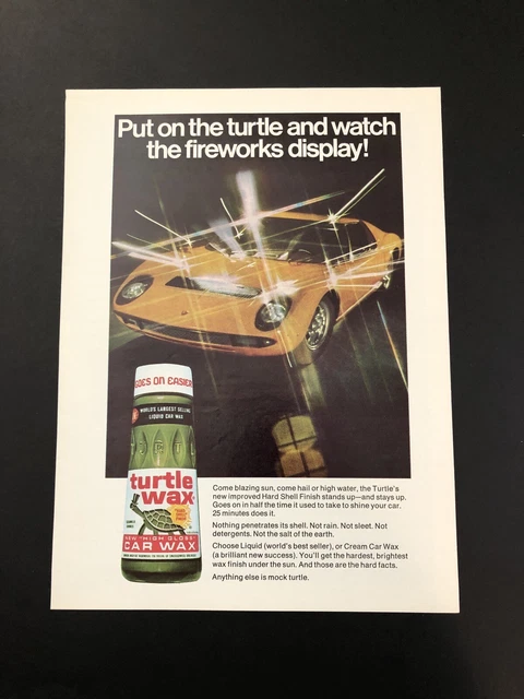 Lamborghini Miura Vintage Original Print Ad Advertisement Printed A29