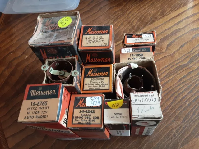 NOS Meissner Osc IF Choke Coil Lot