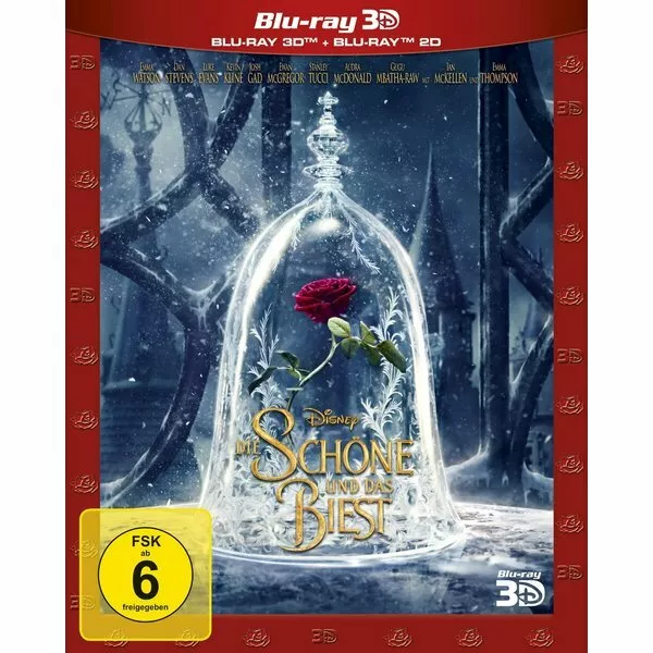 Blu-ray Neuf - Die Schöne und das Biest: Blu-ray 3D 2D - Emma Watson, Dan Steven