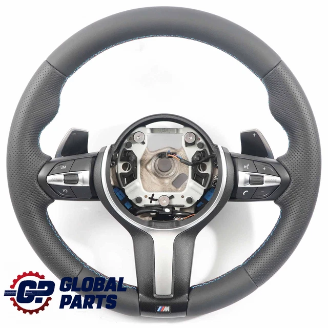 BMW F20 F21 F30 F31 F32 M Sport NEW Black Leather Steering Wheel Paddle
