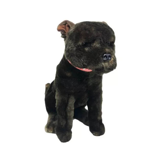 Scooter the Staffy Staffordshire Bull Terrier Brindle Plush Toy 16"/40cm Bocchet