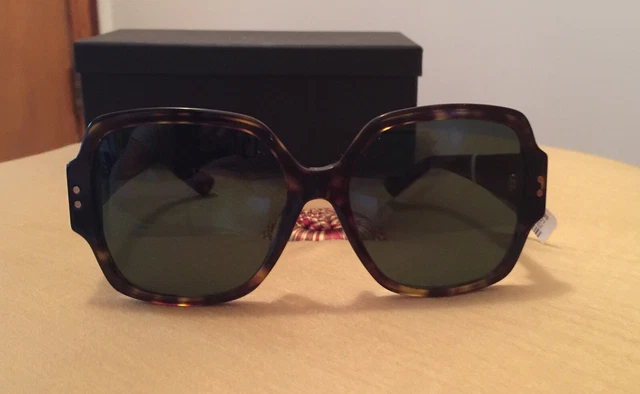 Christian Dior Women’s Lady Dior Studs 5F Dark Havana Sunglasses