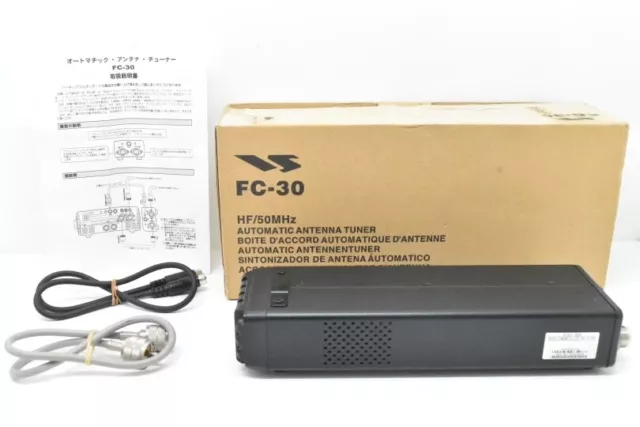 YAESU FC-30 Bolt-on Antenna Tuner for FT-847/857/897/100 w/Box Mint Condition