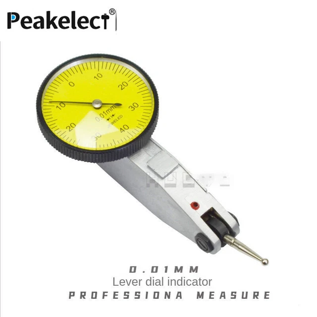 Peakelect 1PC-0-0.8mm 0.01mm Lever Dial Test Indicator Jewelry Type Tip