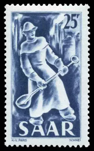 Timbre Sarre Num Yvert et Tellier 261 Neuf sans charnière Année 1949 - Stamp Sar