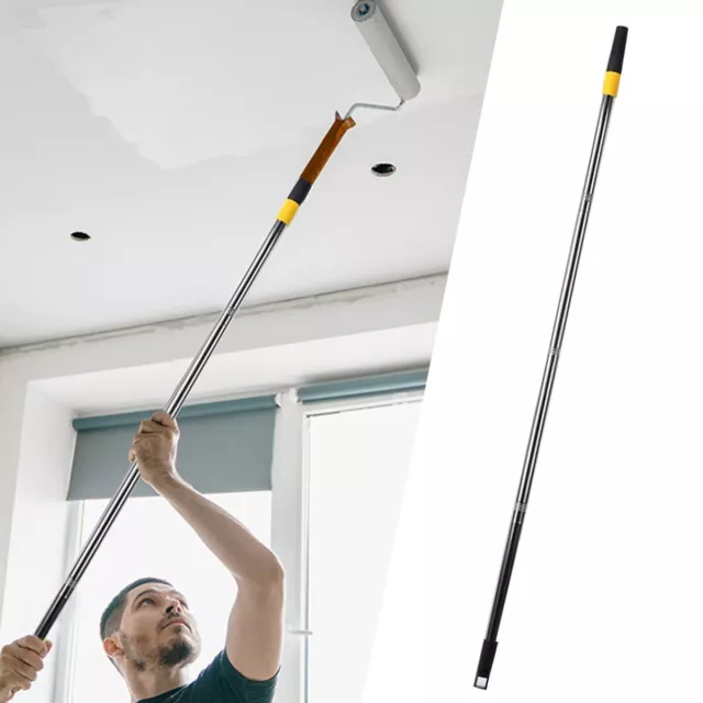 Retractable Paint Roller Extension Pole Detachable Extender Stick Multi-Function