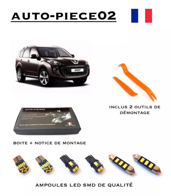 Pack FULL LED intérieur pour Peugeot 4007