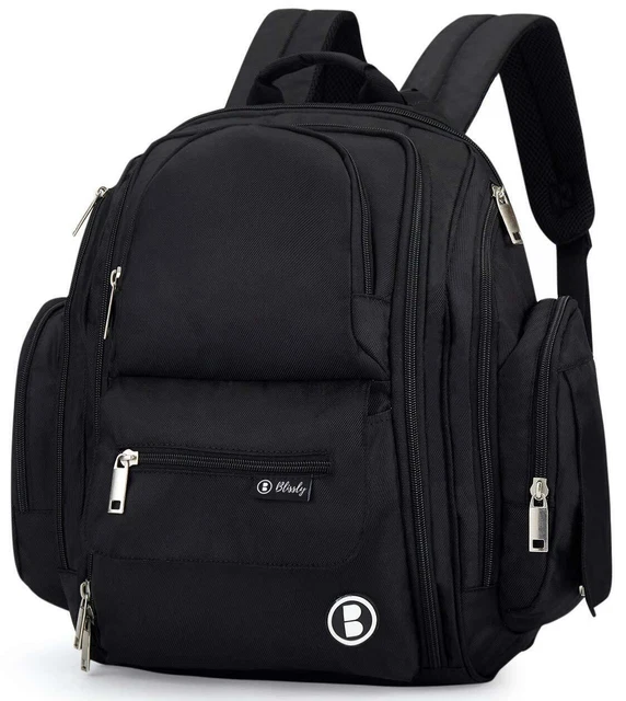 Diaper Bag Backpack by Blissly for Baby Girls, Boys, Twins, Moms  Dads.
