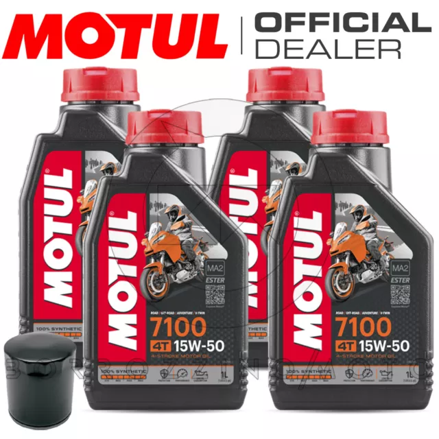 TAGLIANDO 4LT OLIO MOTUL 7100 15w50 + FILTRO DUCATI MULTISTRADA 950  2017-2018 EUR 61,00 - PicClick IT