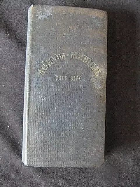 "192.4"    MEDICAL   AGENDA  MEDICAL POUR L ANNEE 1899 PAR LE Dr BARTH HENRI