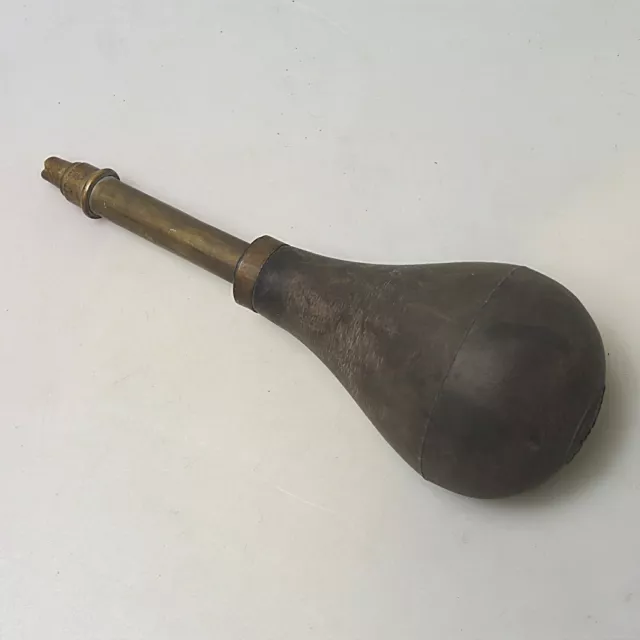 Altes Horn "Deluxe" Tröte Signalhorn Ballhupe Jagd(?) ca. 23 x 9 cm