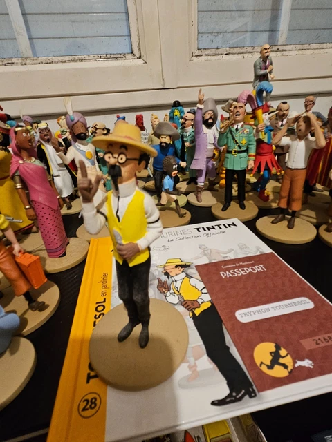Tintin - Ensemble De 5 Figurines Moulinsart - La Collection Officielle Annees 2000 Forste Udgave