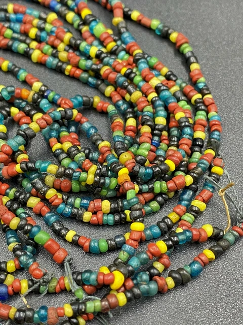 Old Ancient Antique Glass Beads From Ancient Pyu culture period  from Burma 7