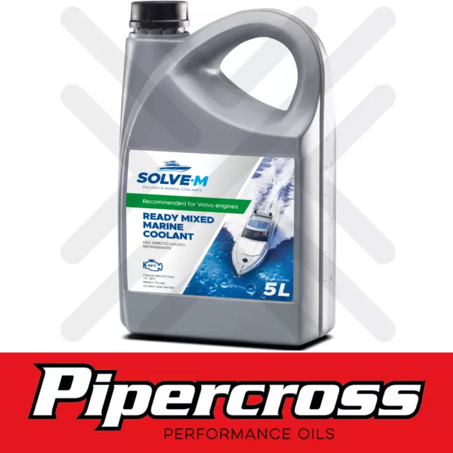 SOLVEM VOLVO PENTA Green Antifreeze Ready To Use Coolant 5L 5 Litre £