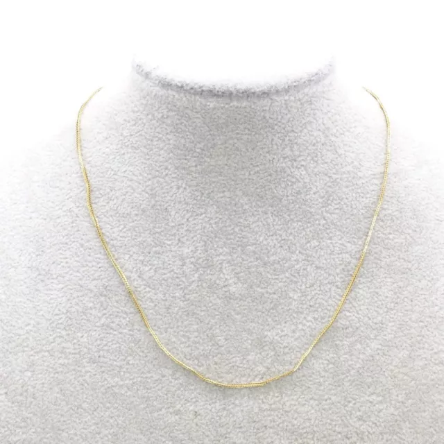 18ct Gold Chain Necklace Chevron Link 3.0g