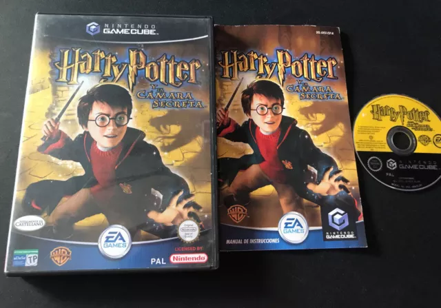 Harry Potter And The Chamber of Secrets Gamecube Game Cube Pal Spanish