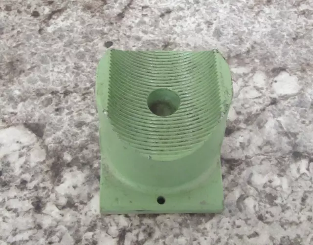 Mcelroy S210237288 2Ips Pipe Fusion Concave Serrated Heater Adapter Used