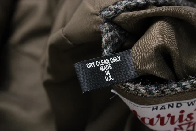 Harris Tweed Giacca Uomo ~ Grande Monopetto Lana con Motivo Foderato 10