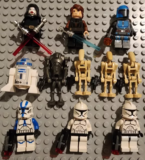 Lego Star Wars Minifigures Lot and Accessories
