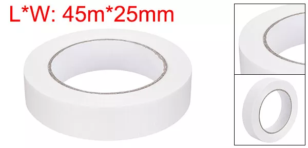 Cloth Bookbinding Repair Tape Roll 1 Inch x 49 Yards 5.3 Mil White 2