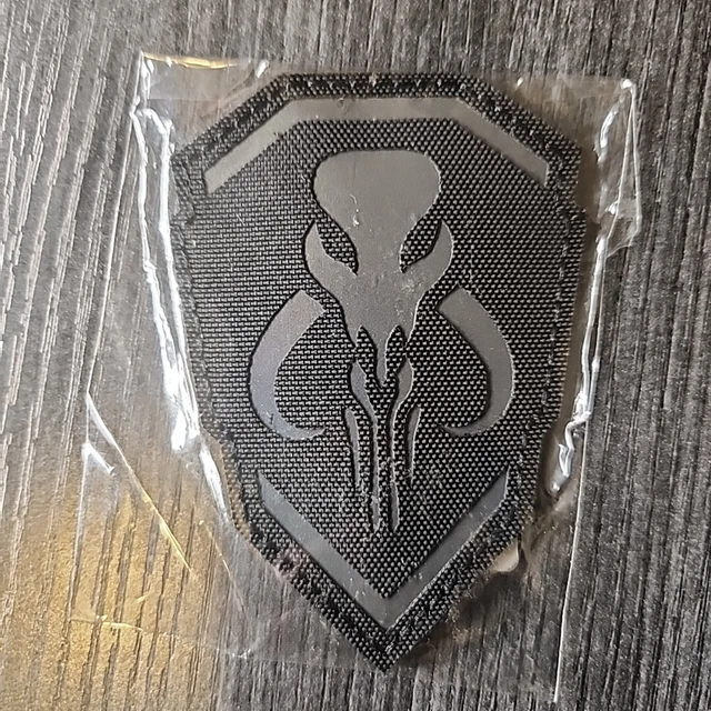 3PC Mandalorian Bounty Hunter PVC Patch Set, Tactical Bantha