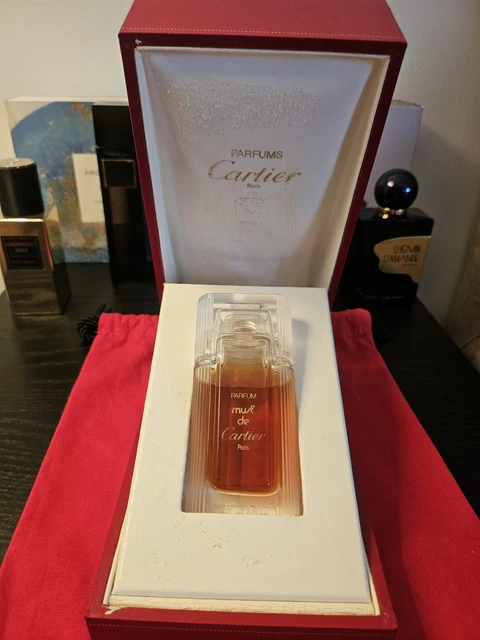 CARTIER MUST PERFUME Extrait de Parfum 30ml Splash Cristal Vintage