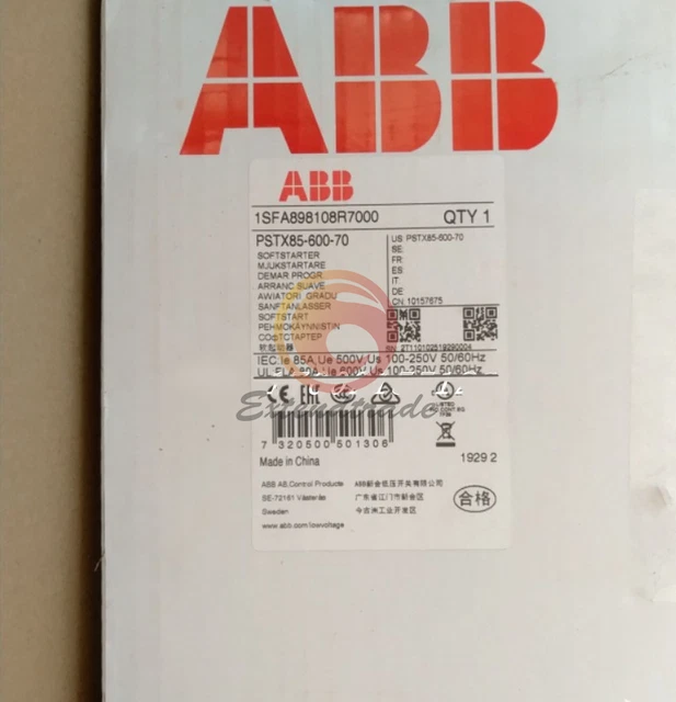 1PCS Neu ABB PSTX85-600-70 1SFA898108R7000 Weich Starter