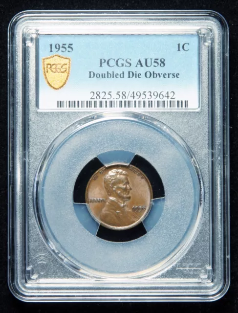 1955 Ddo Doubled Die Lincoln Cent Wheat Penny - Pcgs Au58 Bn