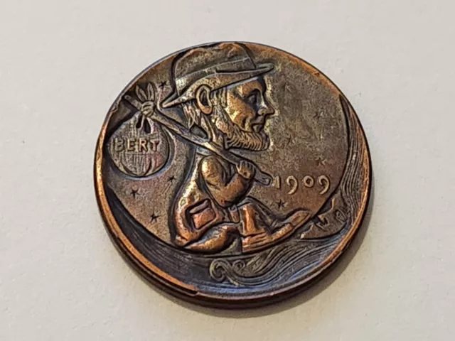 Hobo Nickel Style 1909 Lincoln Cent