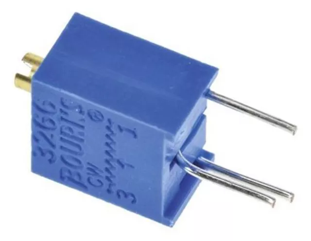 Bourns 3266W Series 12-Turn Through Hole Trimmer Resistor with Pin Terminations,