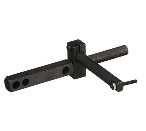 3900-2123 Steel Mill Vise Stop for 5" and 6" Vises,Black