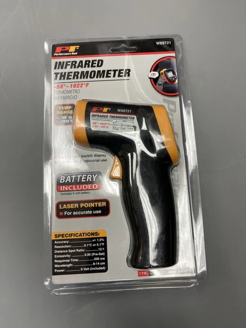 PT Performance Tool -58F to 716F Infrared Thermometer W89721 NEW SEA (TJJ006343)