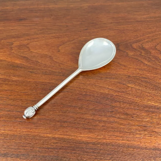 Lebkeucher Sterling Silver Fig Bowl Tea Caddy Spoon No Monogram