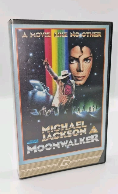MICHAEL JACKSON MOONWALKER VHS PAL Video Tape ExRental Big Box Cert PG ...