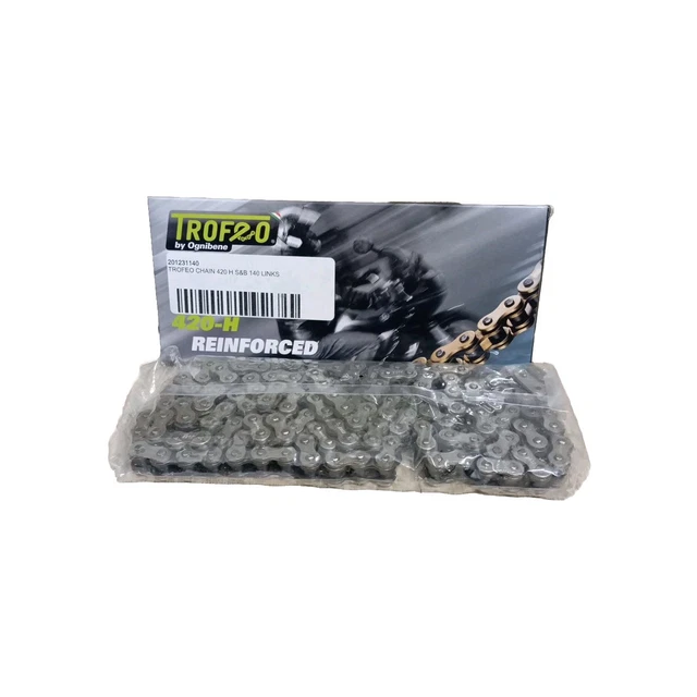 Catena Trasmissione OGNIBENE 420H 140L Rinforzata – Passo 420 140 Maglie Per Pit Bike