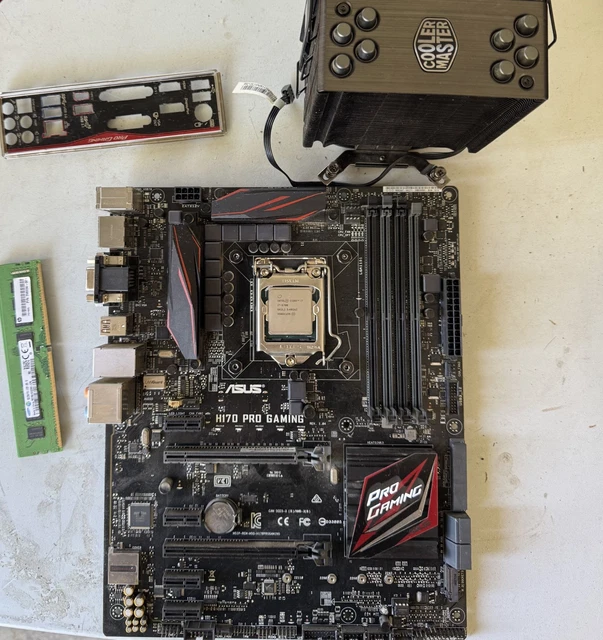 ASUS H170 PRO GAMING＋Core i7 6700＋AK400 ASUS LGA1151 DDR4 DisplayPort HDMI SATA 6Gb/s USB 3.1 H170