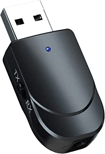 Adaptateur Bluetooth,Emetteur et Récepteur Bluetooth 5.0 pour Système Audio,avec