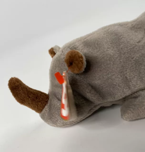 Ty Beanie Babies Retired Vintage - Spike the Rhino NWT