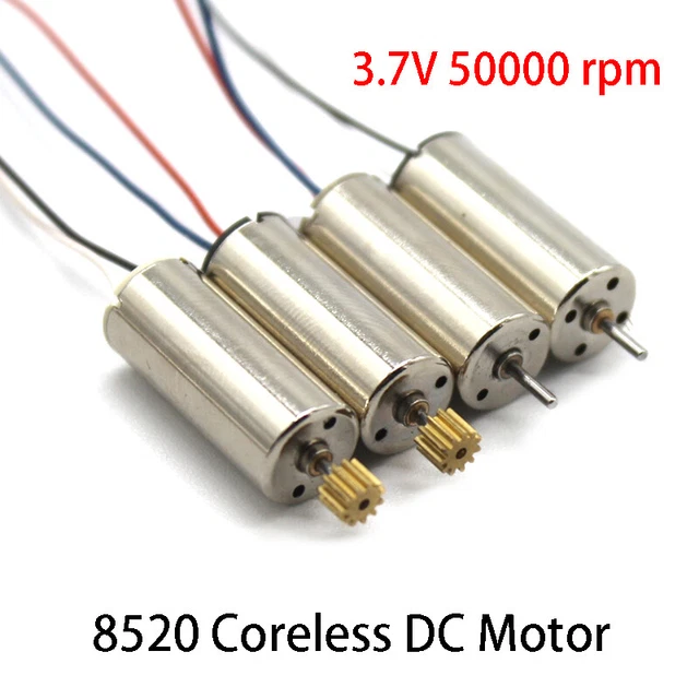 High Speed Coreless DC Motor Large Torque With Cables 8520 3.7V 38000~50000 rpm