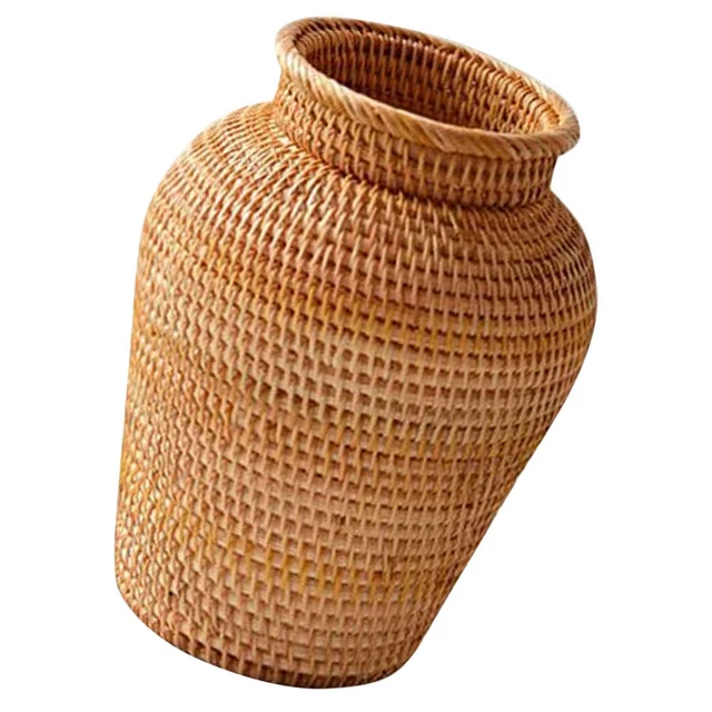 Natürliche Vase Für Home Hause Rattan Vase Vase