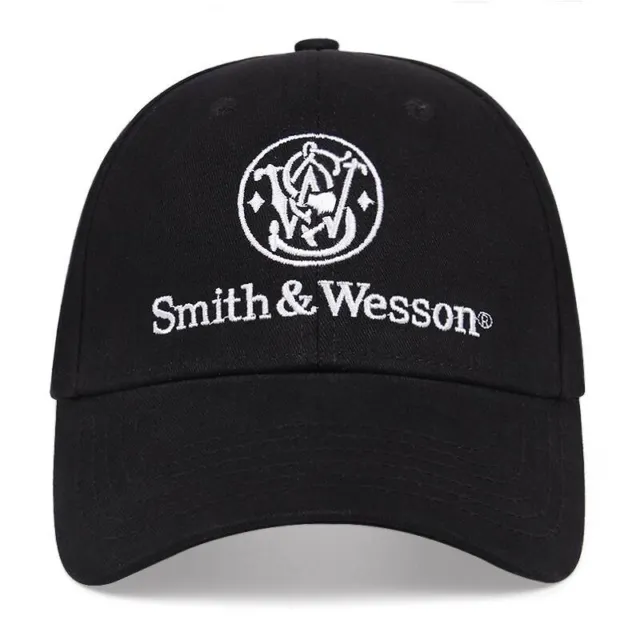 Smith and Wesson Baseball cap. Adult size up to 62cm. Shooting apparel.