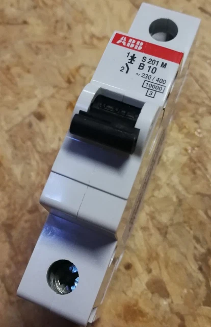 ABB S201M B10 Sicherungsautomat B10A Leitungsschutzschalter 10kA 2CDS271001R0105