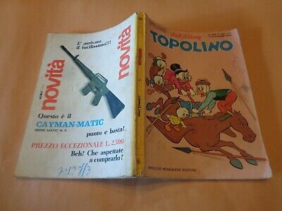 Topolino N° 676 Originale Mondadori Disney Buono 1968 Bollini