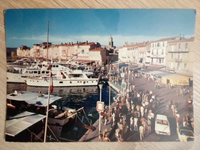 Cpsm Cpm  Carte Postale Var Saint Tropez Le Quai Bailli De Suffren Jean Jaurès